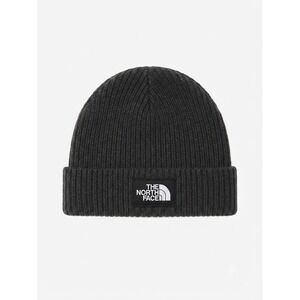 The North Face Ribbed Cuffed Beanie Hat Grey Winter Cap Unisex